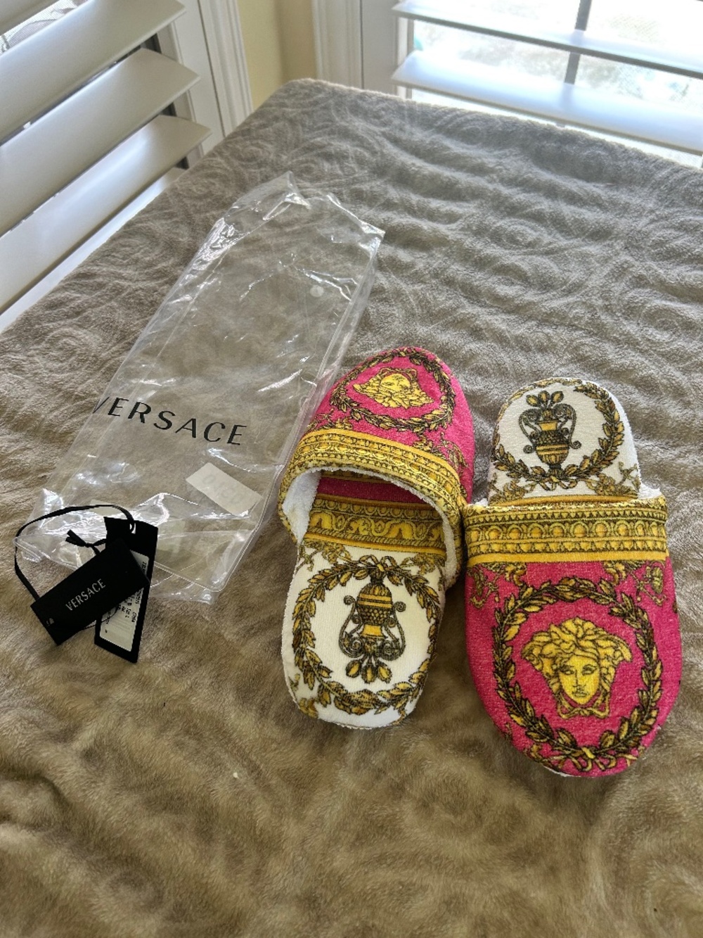 Versace Medusa slippers